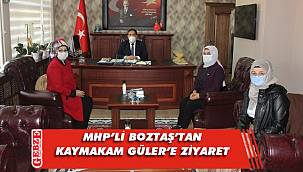 MHP'li kadınlardan Kaymakam Güler'e ziyaret