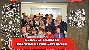 O atölyede eğitimler pandemide de devam etti