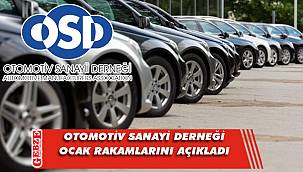 Otomotiv Sanayii Derneği, yılın ilk verilerini açıkladı