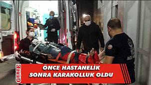 Polisten kaçarken 2 metrelik duvardan düştü