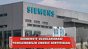Siemens Türkiye'ye önemli sertifika