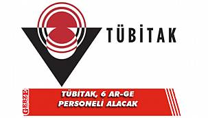 TÜBİTAK, 6 personel alacak