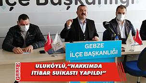 Uluköylü, soruşturma kararı hakkında konuştu