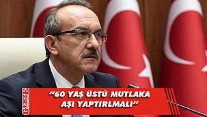 Vali Yavuz, 60 yaş üstüne seslendi