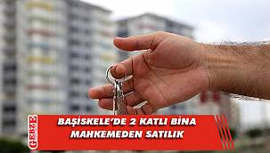 Başiskele’de 2 katlı bina mahkemeden satılık
