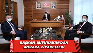 Büyükakın, Ankara'da ziyaret turunda