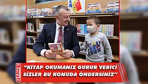 Büyükakın, en fazla kitap okuyan vatandaşlarla buluştu