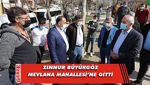 Büyükgöz'ün mahalle ziyaretleri sürüyor