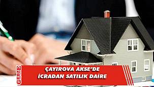 Çayırova Akse'de 72 metrekare daire icradan satılık