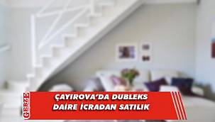 Çayırova'da dubleks daire icradan satılık