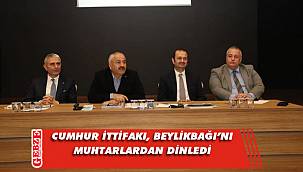 Cumhur İttifakı, Beylikbağı muhtarlarıyla buluştu