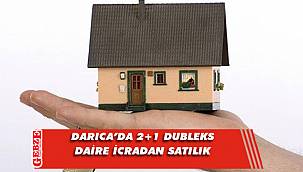 Darıca'da 2+1 dubleks daire icradan satılık