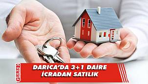 Darıca’da 3+1 daire icradan satılık