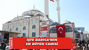 Darıca Eyüpoğlu Camii ibadete açıldı