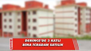 Derince’de 3 katlı bina icradan satılık