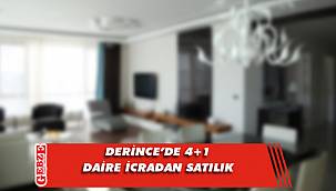 Derince’de 4+1 daire icradan satılık