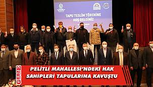 Gebze Belediyesi, tapuları dağıtmaya devam ediyor