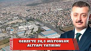 Gebze’de 2021 yılında altyapı yatırımları sürecek
