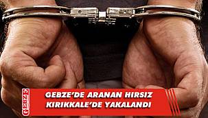 Gebze'de hırsızlık yaptı, Kırıkkale'de yakalandı