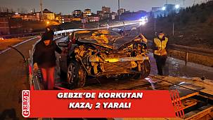 Gebze'de kaza; 2 yaralı
