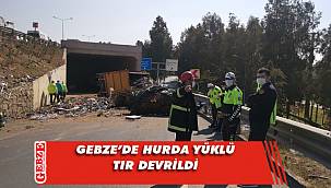 Gebze'de korkutan kaza ulaşımı aksattı