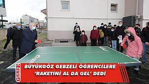 Gebze'deki okullara masa tenisi sahası