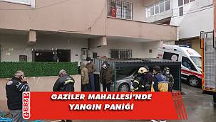 Gebze'deki yangında evde hasar oluştu