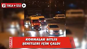 Gebzeli servisçiler, Bitlis şehitleri için konvoy oluşturdu