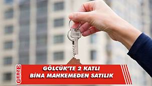 Gölcük'te 2 katlı bina mahkemeden satılık