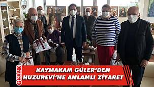 Güler, yaşlıların hayır duasını aldı