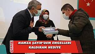 Hamza Şayir, özel öğrencileri de unutmadı