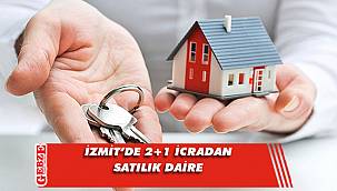 İzmit Yenimahalle'de 2+1 daire icradan satılık