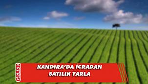 Kandıra’da 7 bin 194 metrekare tarla mahkemeden satılık
