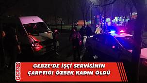 Karşıdan karşıya geçmek isteyen kadına servis çarptı