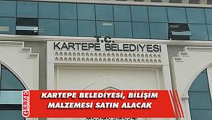 Kartepe Belediyesi, bilişim malzemesi satın alacak