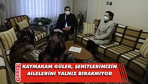Kaymakam Güler'in ziyaretleri sürüyor