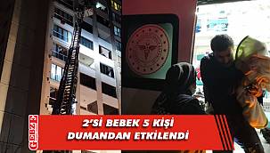 Kirazpınar Emlak Konutları'nda korkutan yangın