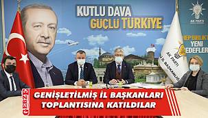 Kocaeli’de AK Parti’nin kurmayları Erdoğan’ı dinledi