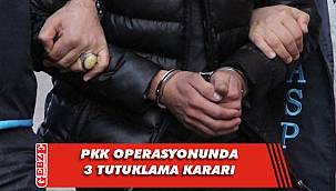 Kocaeli'deki PKK operasyonunda 3 şüpheli tutuklandı 