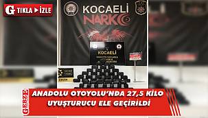 Kocaeli'nde uyuşturucu operasyonu