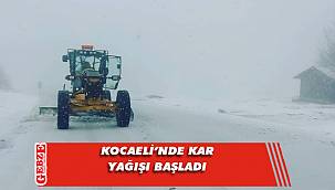 Kocaeli'nin zirveleri beyaza büründü