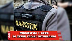 Kocaeli Valiliği son 1 ayın bilançosunu açıkladı