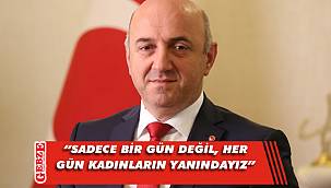 Muzaffer Bıyık, Kadınlar Günü'nü kutladı