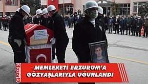Polis memuru Arslan'a son görev