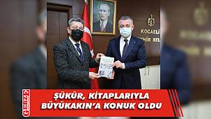 Şükür’den Büyükakın’a kitaplı ziyaret