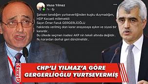 Yılmaz, Gergerlioğlu'na 'Yurtsever' dedi, destek verdi