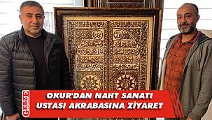 Ahşabı dile getiren sanatçıya Okur’dan ziyaret