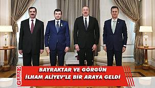 Aliyev'den Bayraktar'a Karabağ Nişanı