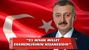 Başkan Büyükakın’dan 23 Nisan kutlaması