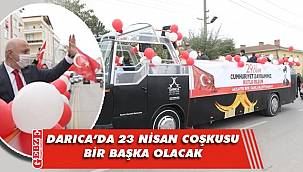 Bıyık’tan Darıcalı çocuklara 23 Nisan sürprizi